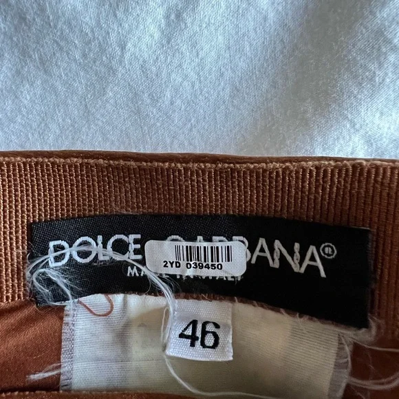 Dolce & Gabbana Bronze Pencil Skirt - Picture 3 of 5